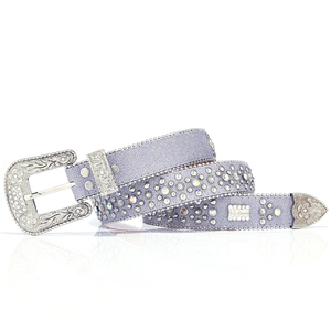 Cintura per Pantaloni con Logo Personalizzato Stile Western BB Simon da Uomo e <span class=keywords><strong>Donna</strong></span> con Strass Punk Moda Y2k di Design con Diamanti e Perline Personalizzabile all'Ingrosso - Product Image 4