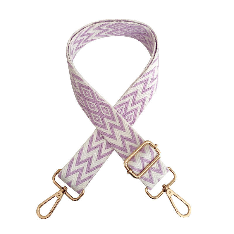 A1 purple + gold buckle