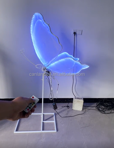 Lampada a Forma di <span class=keywords><strong>Farfalla</strong></span> Illuminata per Decorazioni Matrimoniali, Bestseller, con Telecomando, <span class=keywords><strong>Farfalla</strong></span> Automatica con Ali Colorate - Product Image 6
