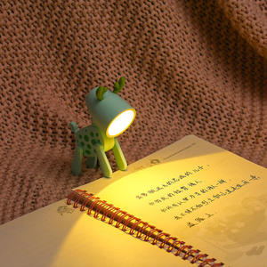 Bất thường động vật dẫn ánh sáng ban đêm cho phòng bé mềm điều khiển cảm ứng Silicone <span class=keywords><strong>USB</strong></span> xách tay - Product Image 3