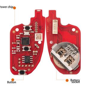 2025 Neue Xhorse XKDS20EN 2. Generation Draht Remote Key <span class=keywords><strong>DS</strong></span> Style 3 Tasten 5 teile/los - Product Image 3