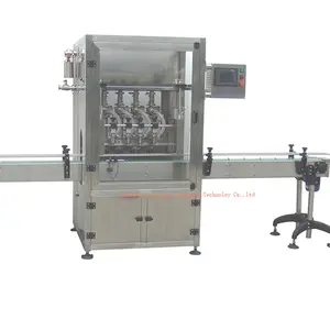 Üretici özelleştirilmiş otomatik 2/4 memeleri pnömatik pistonlu sıvı dolum makinesi dolgu Guangzhou çin kullanışlı durumda ahşap