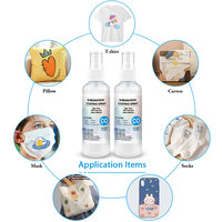 Sublimation Unic de haute qualité 100ml pour le revêtement de bouteille de jet d'encre pour la sublimation de tissu de coton