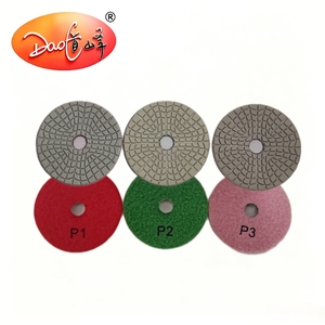 Disque abrasif diamanté <span class=keywords><strong>3</strong></span> étapes gris pétale 4 pouces (100 mm) – Dureté moyenne, finition haute brillance pour granit, marbre, pierre, carrelage – Économisez du temps - Product Image 2