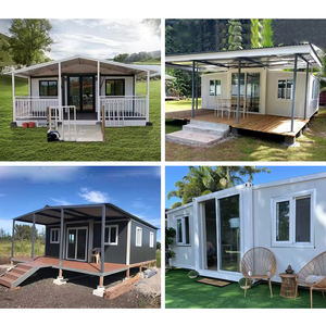 Tuostar Maison en conteneur préfabriquée haut de gamme de 20 pieds avec fenêtres du sol au <span class=keywords><strong>plafond</strong></span> 2 salles de bain pour <span class=keywords><strong>salon</strong></span> <span class=keywords><strong>cuisine</strong></span> chambre - Product Image 2