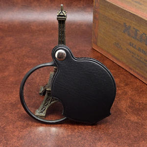 Loupe portable 50 mm avec étui en cuir, pour la lecture et la bijouterie, sans lumière - Product Image 3