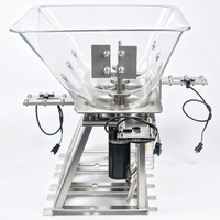Hopper de monnayeur en acier inoxydable sur mesure, droit, à 6 trous, pour monnayeur de jeu d'arcade et distributeur automatique, 24V