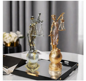 Statue de Noël d'ange en résine pour décoration de la maison, écailles de dame, sculpture personnalisée, peinte à la main, pour décoration intérieure - Product Image 6