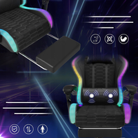 Siège de course à vibration chauffante économique, Siège de simulation de course, Chaise de gaming avec livraison gratuite, Chaise de bureau gamer professionnelle, Chaise de gaming noire pour PS5