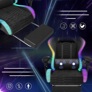 Silla de Juego Económica con Vibración y Calor, Silla de Carreras, Sillas Gamer, Envío <span class=keywords><strong>Gratis</strong></span>, Silla Gamer para Escritorio, Silla de Juego Scorpion Pro para PS5 - Product Image 5
