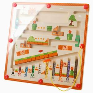 Scheda di conteggio dei colori della <span class=keywords><strong>casa</strong></span> dei funghi digitali per bambini giocattolo magnetico per la prima educazione - Product Image 5