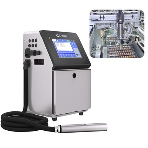 Imprimante jet d'encre automatique Cyklop CM750 CIJ avec application de codage de date par balayage et impression réciproque pour batteries - Product Image 1