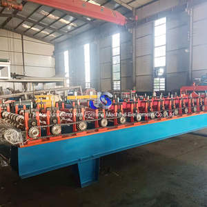 지붕 시트 만들기 기계 연속 생산 사다리꼴 금속 지붕 패널 롤 성형 기계 - Product Image 2