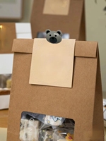 Sac de nourriture en plastique en forme d'ours grizzli mignon personnalisé Clip d'étanchéité Aimant de réfrigérateur