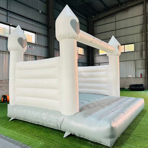 <span class=keywords><strong>Castillo</strong></span> Inflable Blanco Royal de 13x13 pies, <span class=keywords><strong>Castillo</strong></span> Hinchable para Niños, Mini Casa de Brinco Blanca para Bodas - Product Image 3