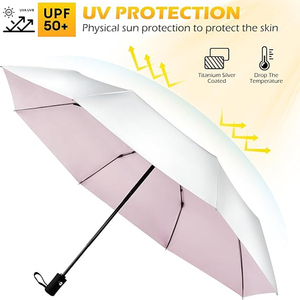 Paraguas de Mochila Impermeable con Manos Libres, <span class=keywords><strong>Bloqueador</strong></span> Solar y de Lluvia, para Pesca, Actividades al Aire Libre, Correr, Trotar - Product Image 4