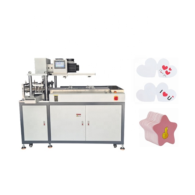 Automatic XY Feeding Irregular Card Punching Machine Plastic PVC Credit Card Making Poker Slitting Collating Matching Machine