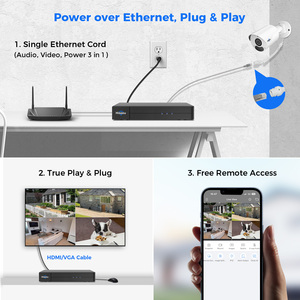 Hiseeu H.265+ Enregistreur vidéo réseau PoE 4K <span class=keywords><strong>NVR</strong></span> 8 ports <span class=keywords><strong>16</strong></span> <span class=keywords><strong>canaux</strong></span> extensible avec alarme de mouvement et enregistrement 24/7, lecture intelligente - Product Image 6