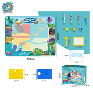سجادة رسم وتلوين سحرية مائية كبيرة الحجم للأطفال من سامتوي، مصنوعة من البي في سي بطول 100 سم، مع أقلام سحرية قابلة لإعادة الاستخدام - Product Image 3