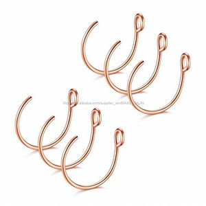 20G de la joyería Piercing de 8mm <span class=keywords><strong>falso</strong></span> anillo de la nariz de <span class=keywords><strong>aro</strong></span> de <span class=keywords><strong>labio</strong></span> tabique de la nariz anillo - Product Image 1