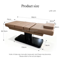 Table de massage électrique MOOLIN pour soins esthétiques, hydrothérapie faciale, salon, lit pour extensions de cils, 3 moteurs, massage corporel complet, mobilier de SPA