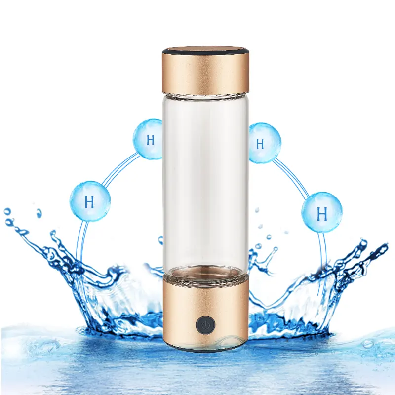 New Technology Electrolytic Cell Portable Drinking Hydrogen Rich Water Bottle OEM Cup Power Battery Water Bottle