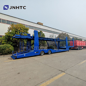 Prix usine 2 essieux voiture transporteur transporteur 8 unités voitures Semi camion <span class=keywords><strong>remorque</strong></span> avec ascenseur hydraulique voiture transporteur Semi <span class=keywords><strong>remorque</strong></span> - Product Image 1