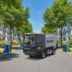<span class=keywords><strong>Camion</strong></span> de recyclage électrique MINGNUO H91 à chargement arrière, d'<span class=keywords><strong>occasion</strong></span>, 3,6 mètres cubes, transmission automatique, moteur 7500W, faible bruit - Product Image 4