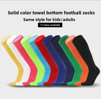 Chaussettes de football respirantes de haute qualité avec logo de manchette Chaussettes de sport d'hiver résistantes à l'usure
