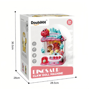 Grande machine à attraper les jouets à monnayeur en forme de <span class=keywords><strong>crocodile</strong></span> de dessin animé - Jouet interactif à pince pour œufs surprise et poupées, cadeau pour enfants - Product Image 6