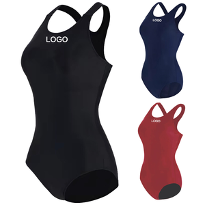 Traje de Baño de Competición de Una Pieza Personalizable de Alta Calidad para Mujer, Espalda Técnica, Tanga, Parte Inferior Delantera para Entrenamiento en Piscina - Product Image 1