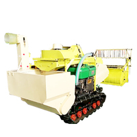 Moissonneuse-batteuse agricole Wubota pour riz et blé, mini-moissonneuse-batteuse combinée