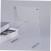 Marco de Acrílico para Fotos, Juego de Marcos de Cristal para Fotos, Adornos, Accesorios de Manualidades de Acrílico A3