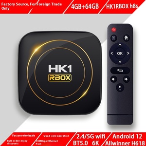 Hk1 rbox H8s Android 12 Dual Wifi + Smart TV Box 4K độ phân giải Quad Core Bộ vi xử lý 6K h618 Set-Top Box - Product Image 2