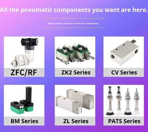 Pneumatic VTM Multi-stage Plastic Vacuum Generator High <strong>Flow</strong> High Suction Powerful Breaker Valve <strong>Detection</strong> 5kg 1-Year Warranty - Product Image 4