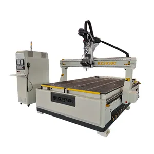 Razortek高効率木工機械3軸CNCルーター1325ATCCNCマシンデルタインバーターInovanceサーボモーター