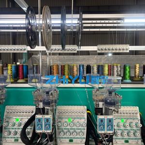 Machine à broder automatique ZHIYU de haute qualité à <span class=keywords><strong>33</strong></span> têtes et 9 aiguilles avec 3 dispositifs de perles et de paillettes doubles - Product Image 6