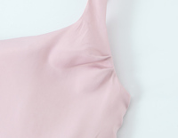 Robe longue décontractée en soie à col carré et laçage au dos, disponible en 3 coloris, pour femmes