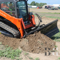 Lame de niveleuse à moteur haute efficacité, chargeur de tracteur, dozer avant, embout