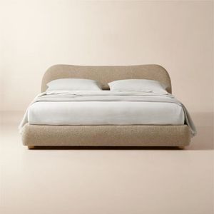 <span class=keywords><strong>Letto</strong></span> Nordico Moderno Minimalista in Pelle di Pecora - <span class=keywords><strong>Letto</strong></span> <span class=keywords><strong>Matrimoniale</strong></span> per Camera da <span class=keywords><strong>Letto</strong></span> Principale, <span class=keywords><strong>Letto</strong></span> Nuziale Imbottito Color Crema - Product Image 1