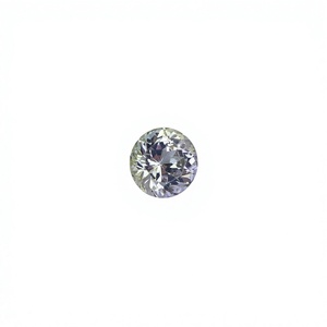 Tanzanite Naturelle Certifiée Non Chauffée Couleur Bio Forme Ronde Taillée Pierre Naturelle Zoisite Tanzanite 1,95 Carat Propre à la Loupe - Product Image 1