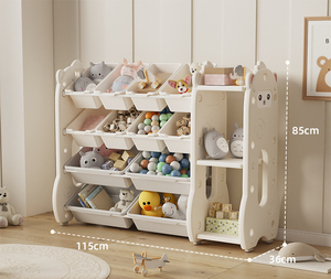 Date Enfants Alpaga Bibliothèque En Plastique Bébé Jouet Rack Voiture Maternelle Petite Étagère De Stockage pour Enfants Salle De Jeux - Product Image 6