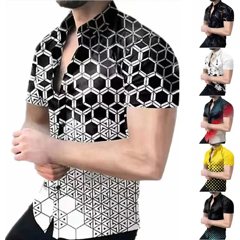קיץ חדש גברים של קצר שרוול חנות מפעל 3D Custom כל עיצוב מקרית חולצה סגנונות