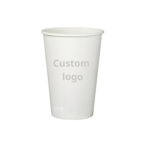Gobelets à café jetables personnalisés à prix compétitif, gobelets en papier à paroi simple avec logo imprimé - Product Image 2