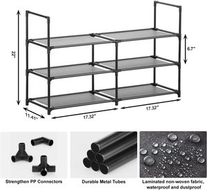 Vente chaude empilable fer chaussures étagère de rangement organisateur entrée placard chambre salle à manger chaussure tenant support - Product Image 2