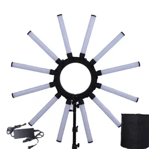 LED Star Light TL-1800S Plus 336 LED 3200K -5500K 180W Dimmable Camera Photo phone Video Ring Light with stand