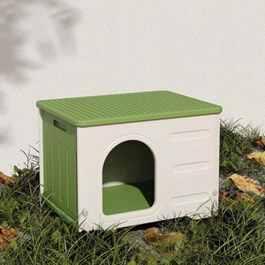 Casetta in plastica per gatti robusta riparo per animali domestici armadietto facile montaggio con modello solido casa per gatti - Product Image 3