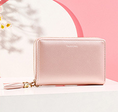 Monedero <span class=keywords><strong>de</strong></span> cuero PU con estampado <span class=keywords><strong>de</strong></span> piedra <span class=keywords><strong>de</strong></span> dos pliegues para mujer Cartera con cremallera <span class=keywords><strong>de</strong></span> múltiples ranuras a la moda con forro <span class=keywords><strong>de</strong></span> poliéster - Product Image 5