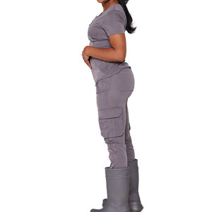2025 Custom Plus Size Medical <strong>Scrubs</strong> Uniforms Sets for Women Short Sleeve One Piece 6xl Yoga Pants Hospital Nursing <strong>Scrub</strong> <strong>Tops</strong> - Product Image 5