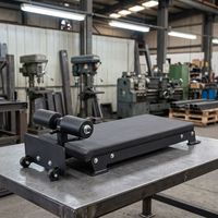 Chaise de musculation professionnelle réglable pour l'entraînement des hanches, des ischio-jambiers et des fessiers, type banc romain